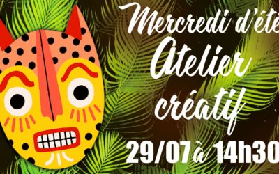 LES MERCREDIS D’ÉTÉ : Ateliers créatifs de confection de masques